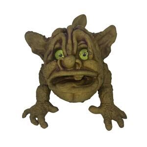 MATTEL 1997 VINTAGE BOGLINS SHLURP GREEN HAND PUPPET - GREAT FOR COLLECTORS